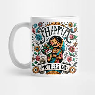 Colorful Mother's Day Celebration - Floral and Vibrant Mug